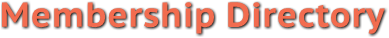 Membership Directory Membership Directory